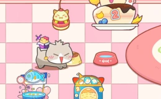 游戏中DIY超温馨猫宿舍!截图