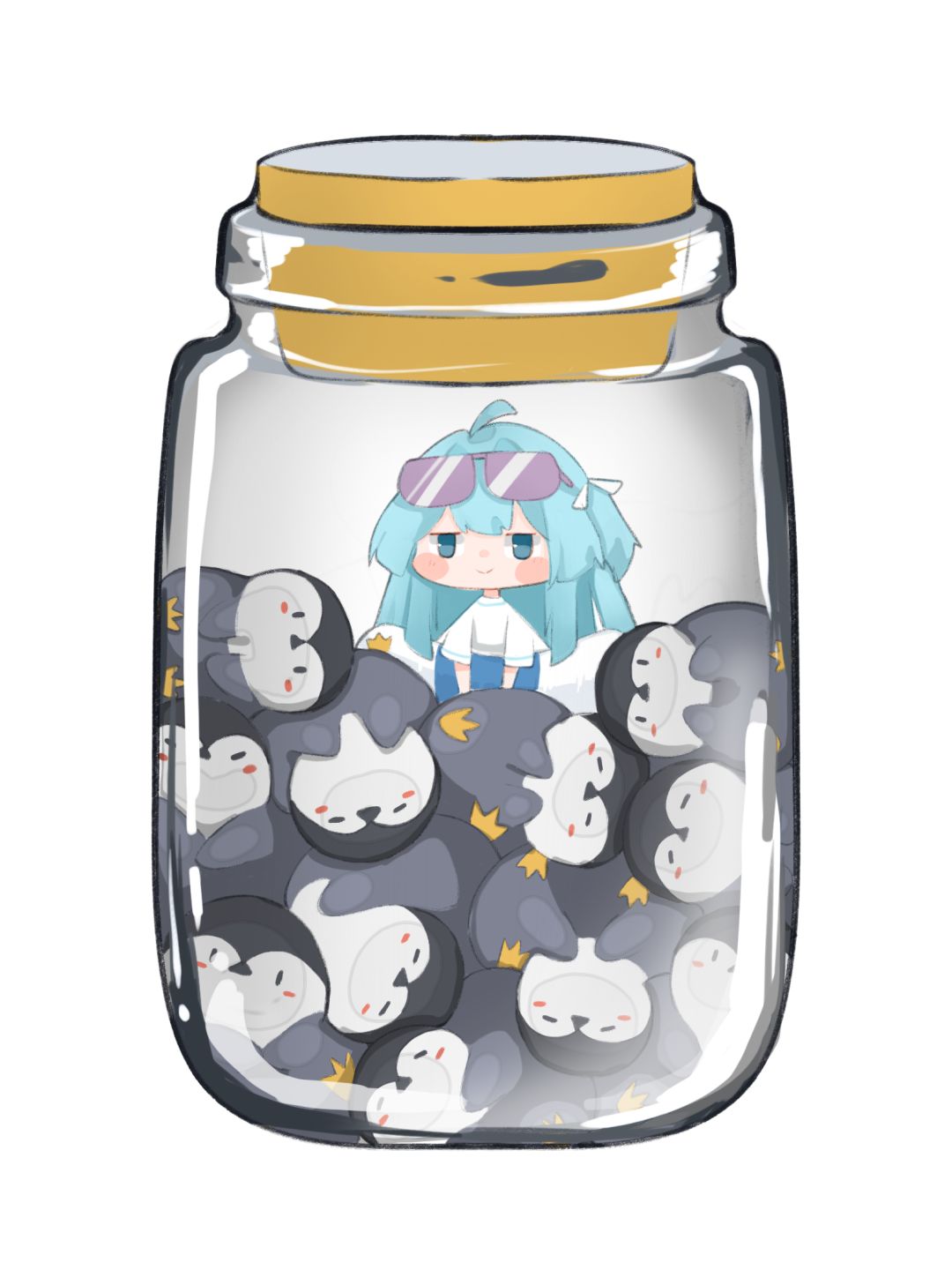 【盲盒派对】安晴与一瓶子小企鹅 3