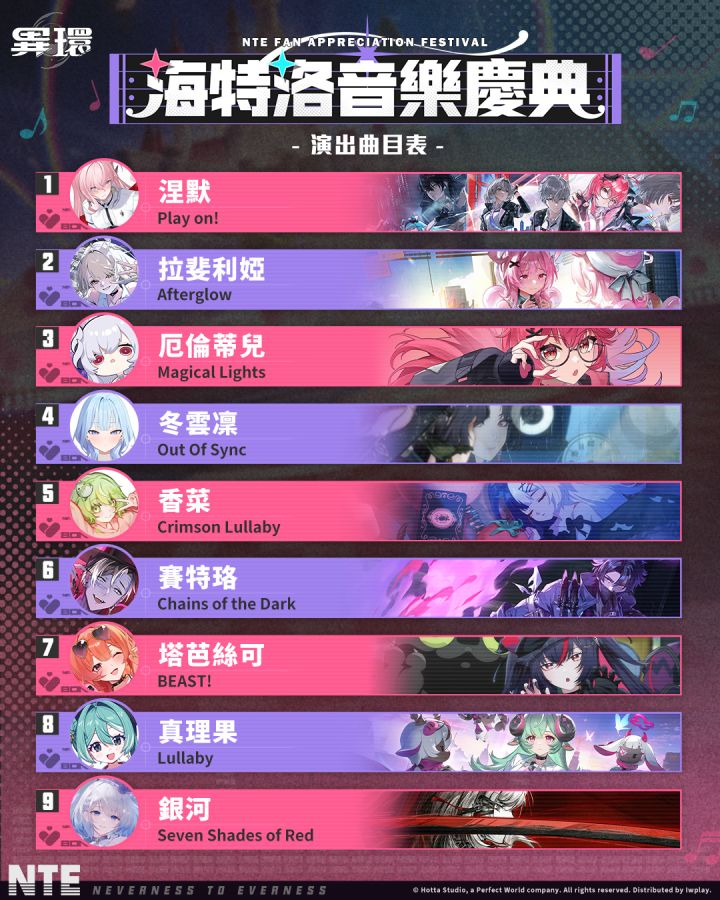 繁中服感謝祭节目公开！海特洛音乐庆典开启截图