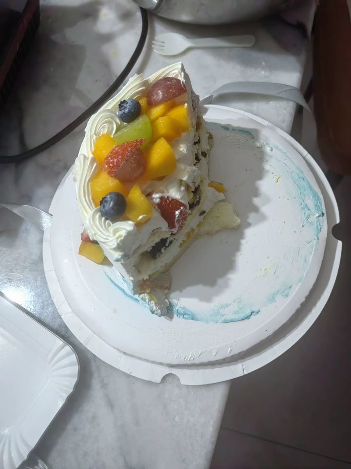 今天生日吃好了这是给你们吃的截图