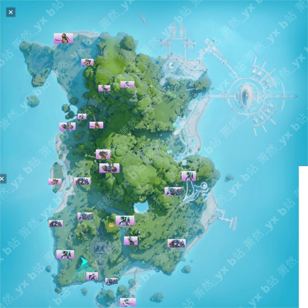 尘白禁区新星开括 劝降点 一览图 需要自取 2