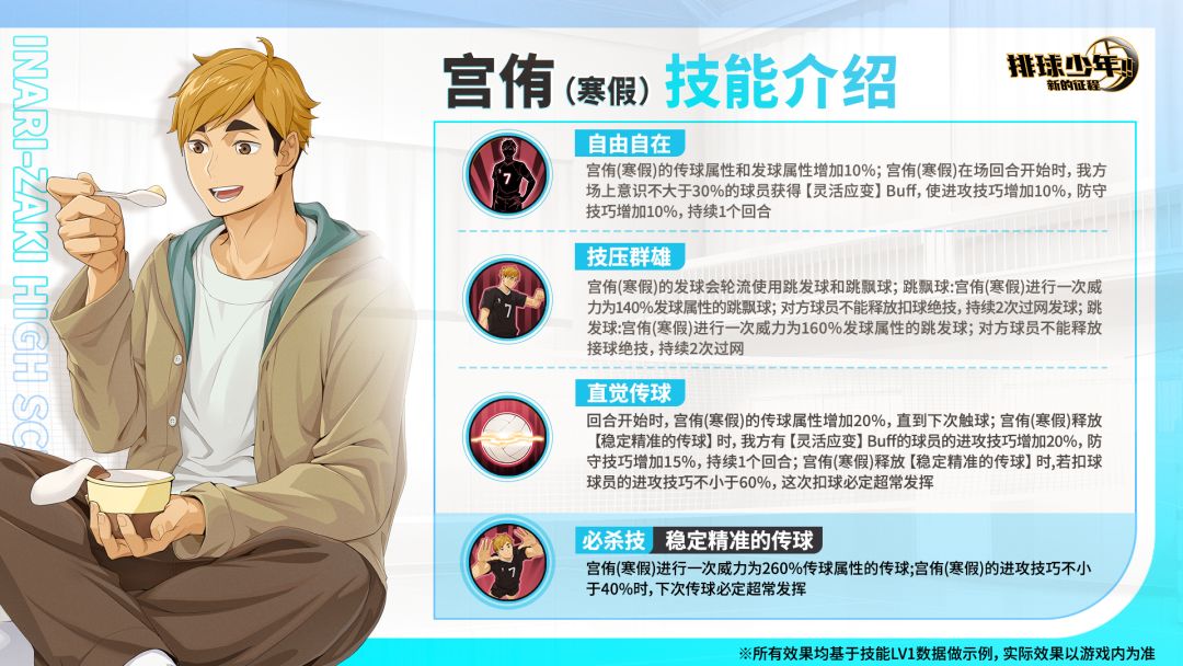 球员技能介绍｜宫侑（寒假）12月18日登场！截图