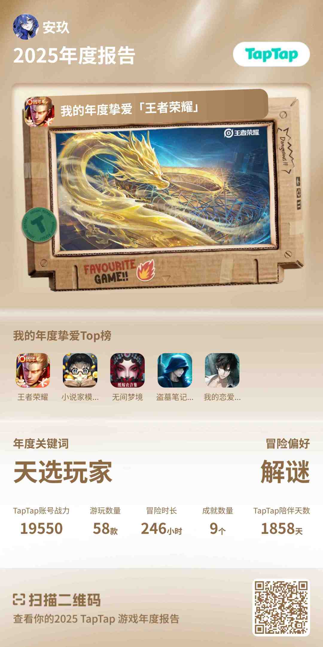 王者是意外,纸嫁衣是我的真爱哈哈 1