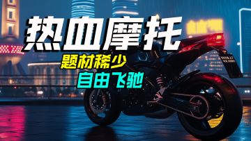 硬核热血摩托！绝美风景自由飞驰！