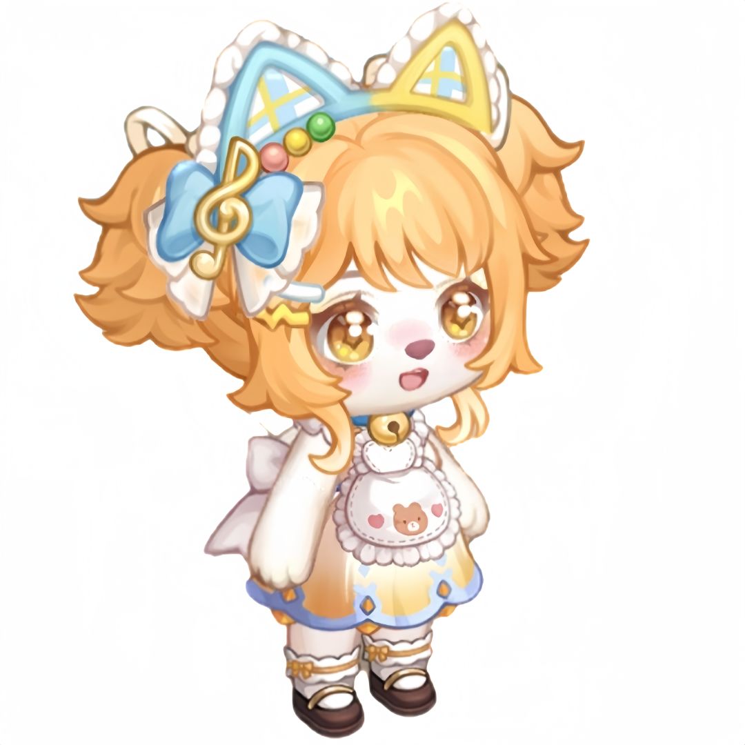 【奥比岛穿搭】🍊橘子味的小女仆元气满满 2