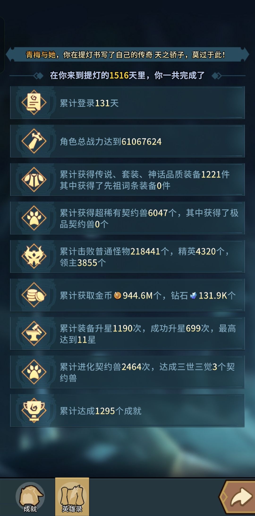 好多装备都用不了了 1