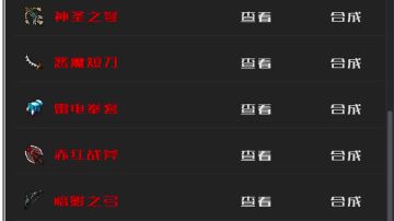 红色装备图鉴（武器篇）