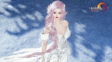 碎光凝梦蝶，剑网3全新灰粉发实装展示效果首曝！