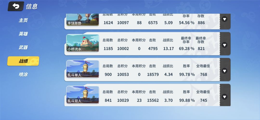 隐藏最近战绩都出了后面能不能出隐藏数据呀 1