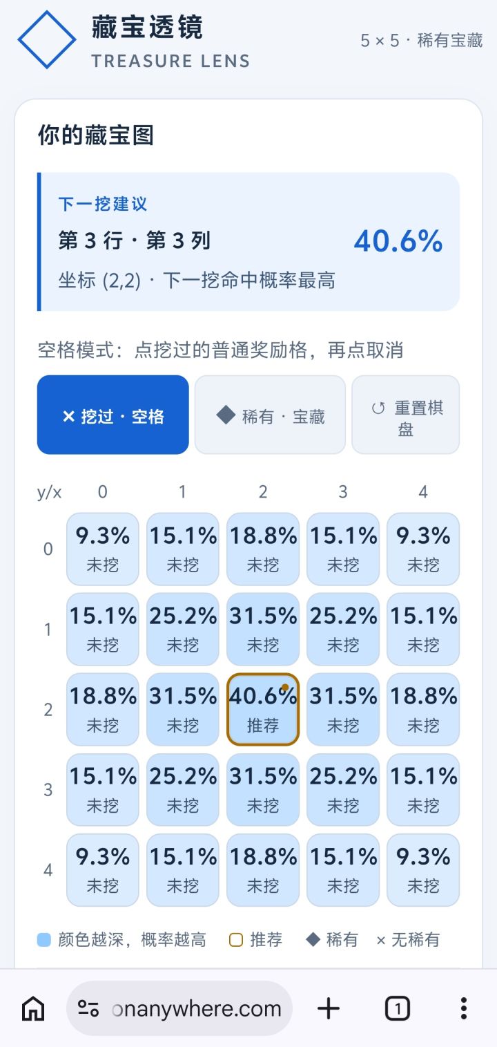 请6.1sol大人做的挖宝工具截图
