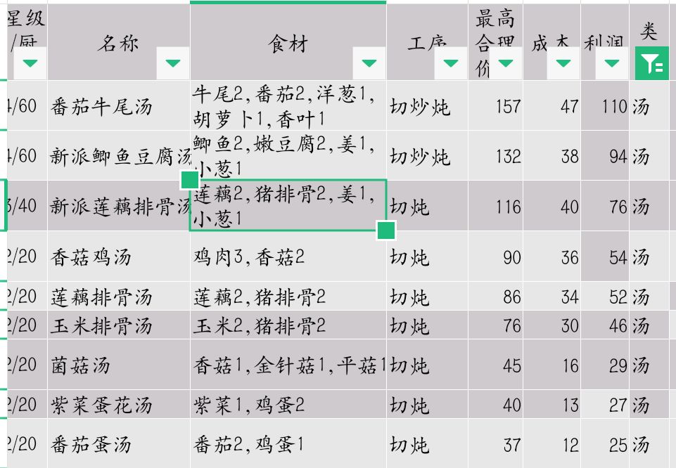 菜谱 3