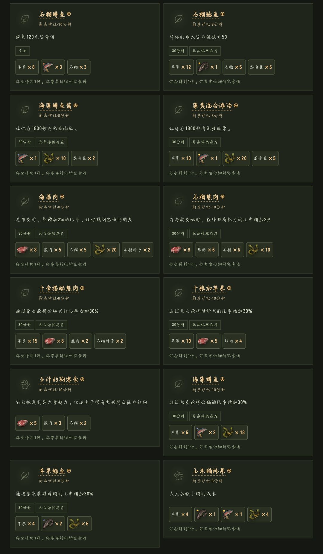 [万圣节]食谱 3