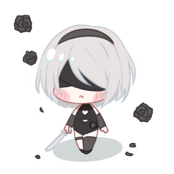 联动2B泳装同人