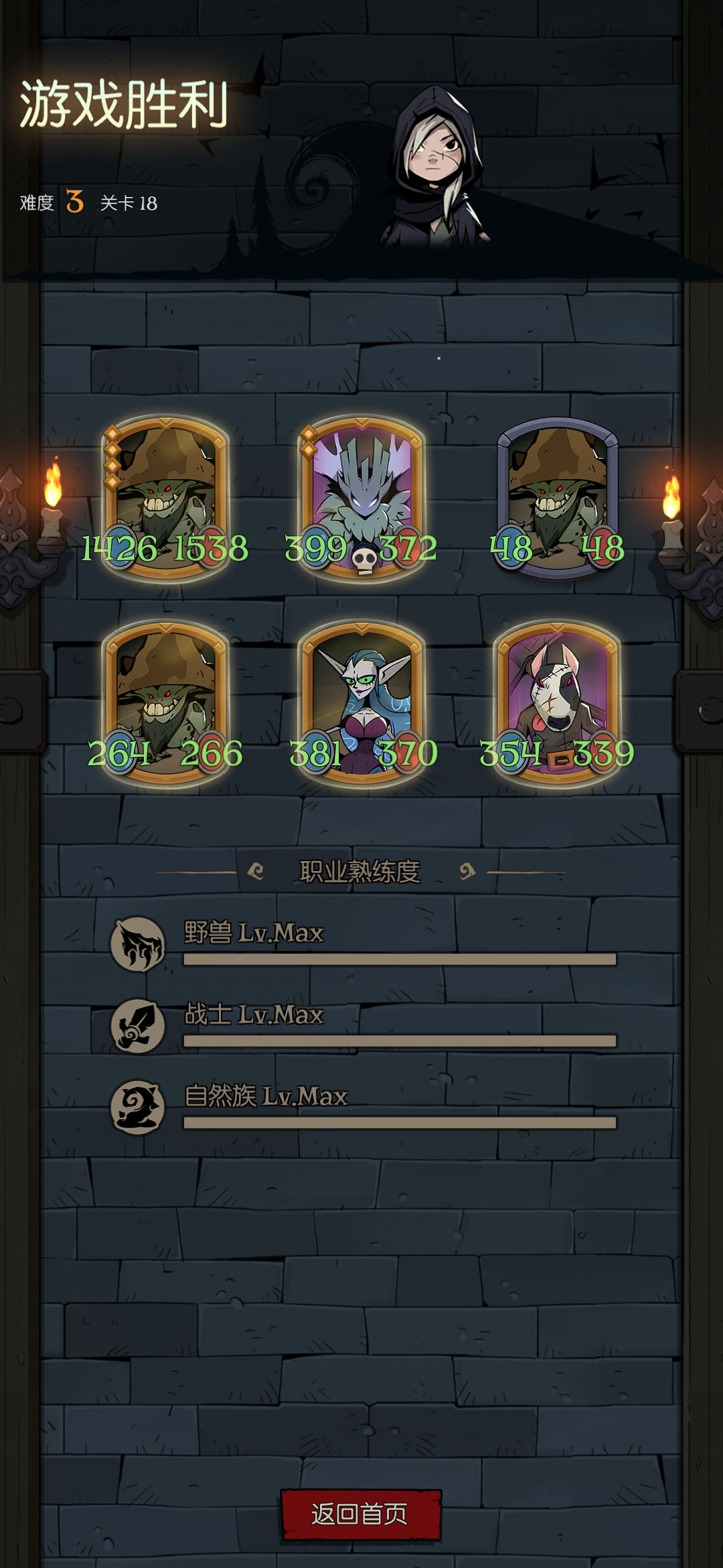 镜中的记忆，成就【势不可挡】，【坚固防御】。
思路是用自然系，

前期成长低星随从；
中期寻宝狗头人刷入场效果加属性，再用6星寄生蘑菇继承属性值；
后期泉水之灵加蘑菇长老加属性；
最后用武器焊接器加能量饮料属性翻倍。

可以选难度三金币更多容易完成。截图