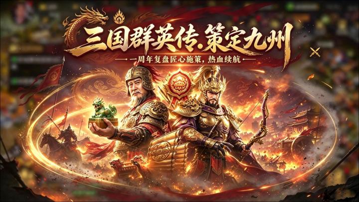 三国群英传策定九州,一周年庆典来了!截图