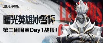 2024曙光英雄·冰雪杯 第三周周赛Day1战报！