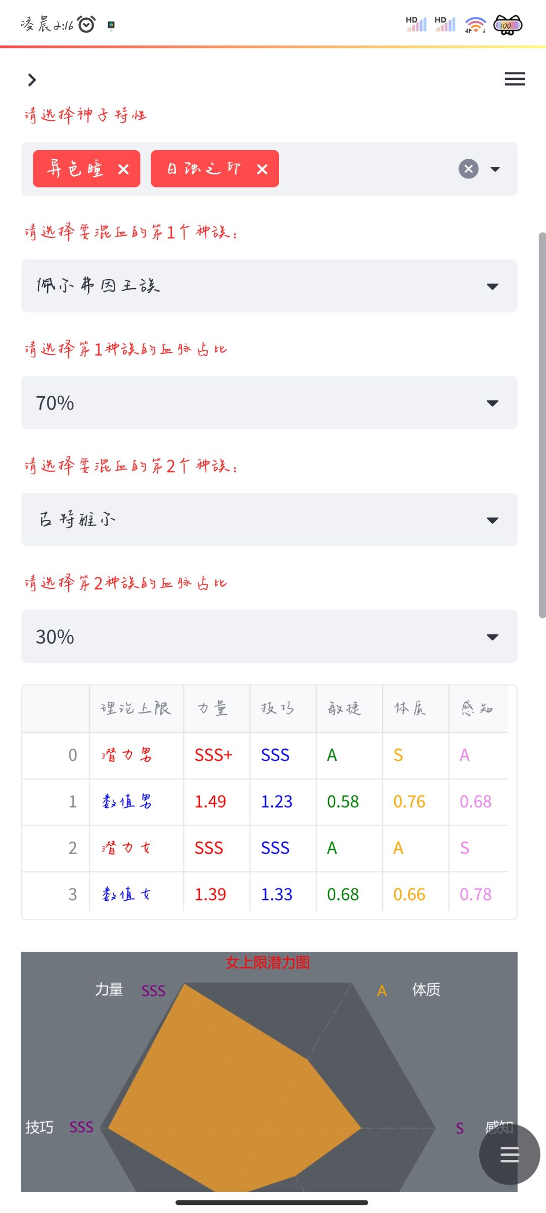 极限力科同异色瞳神子 3