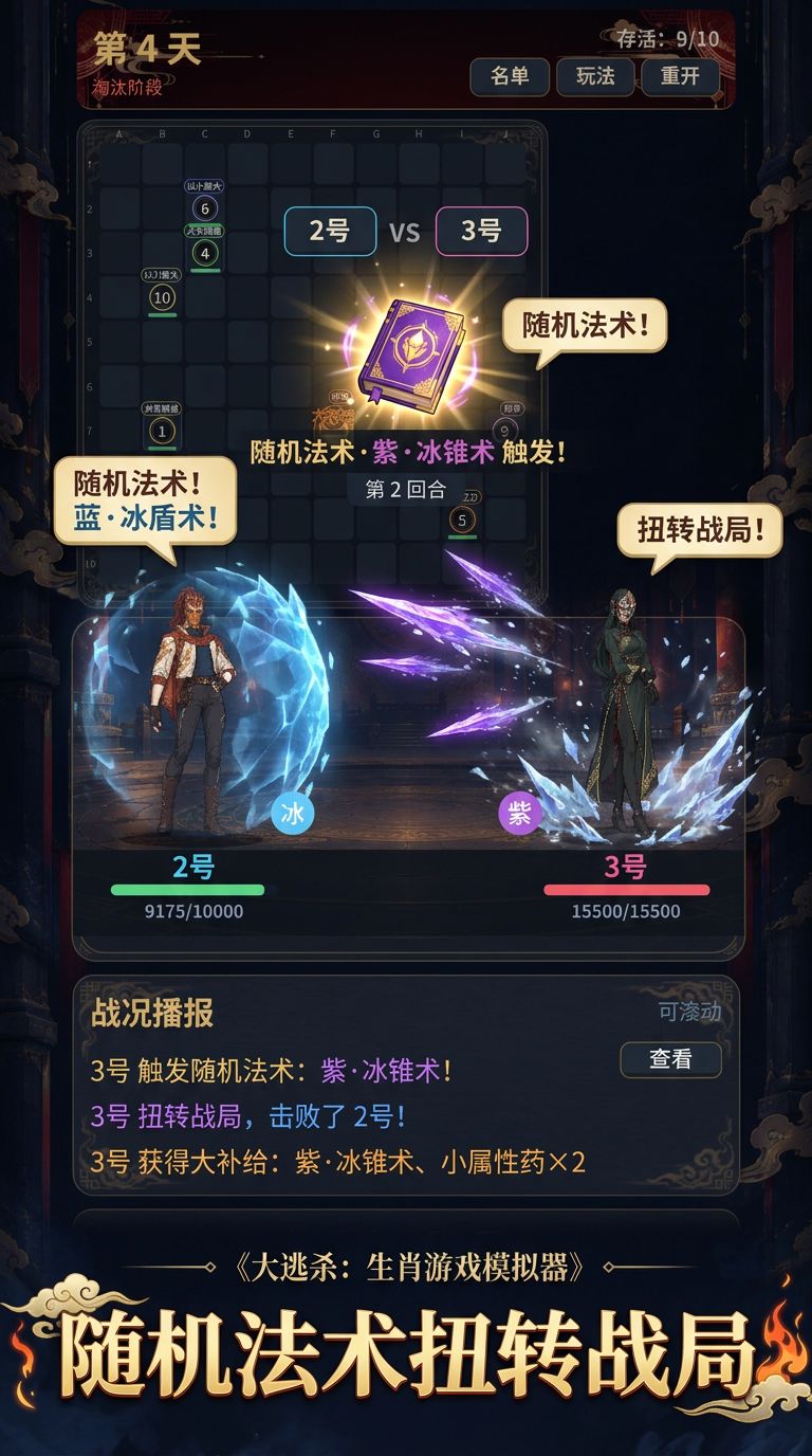 大逃杀:生肖游戏模拟器-开发日志 3