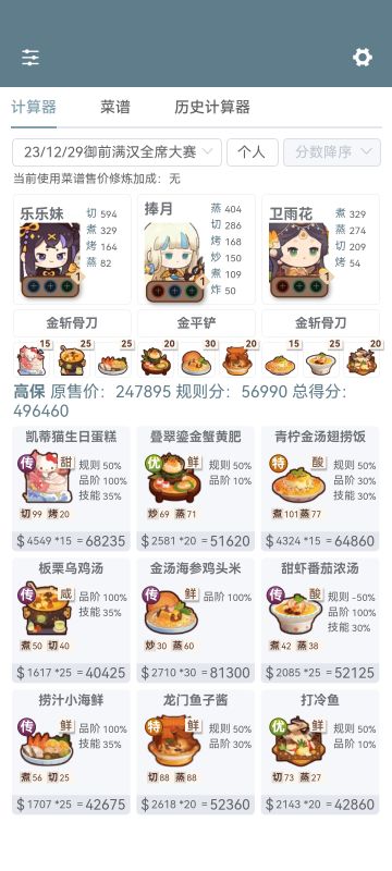 12.29满汉全席主题平民厨神作业来咯~