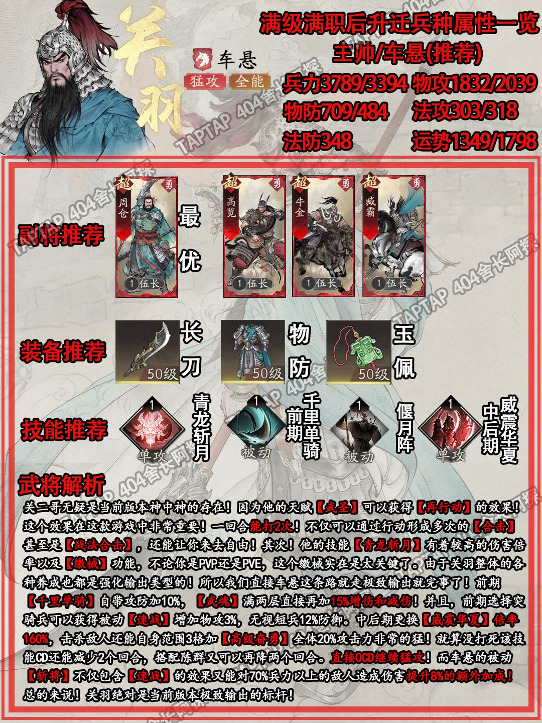 Tap最强保姆攻略！T0级武将详细攻略解析！ 2