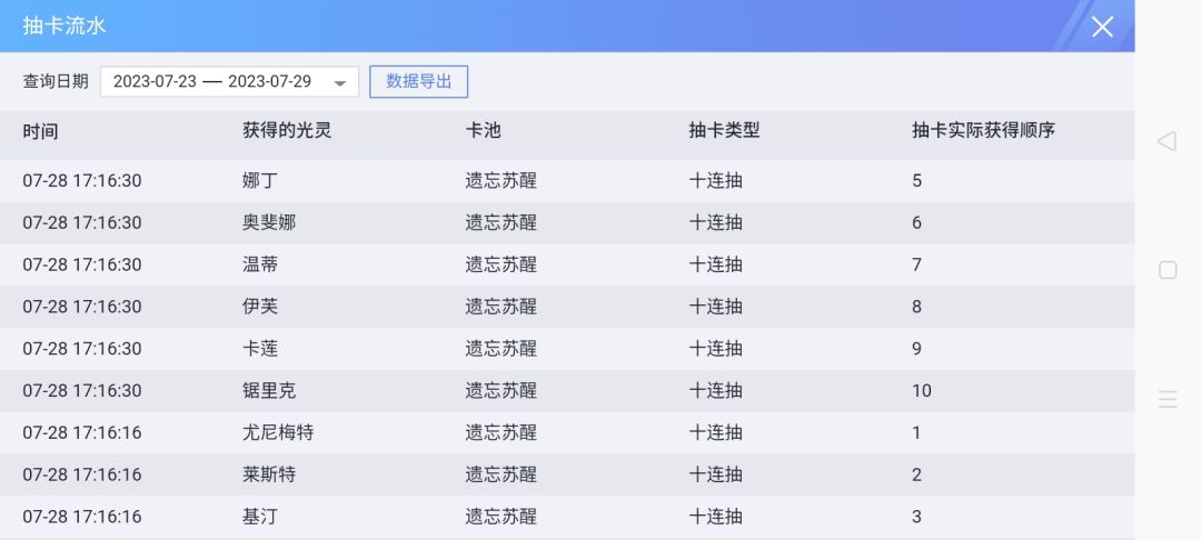 70抽成功毕业 3