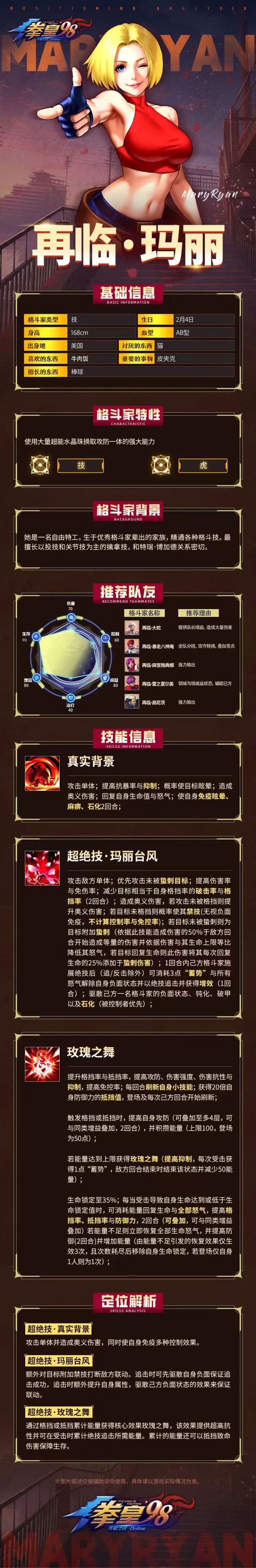 【格斗家情报】再临·玛丽定位解析截图