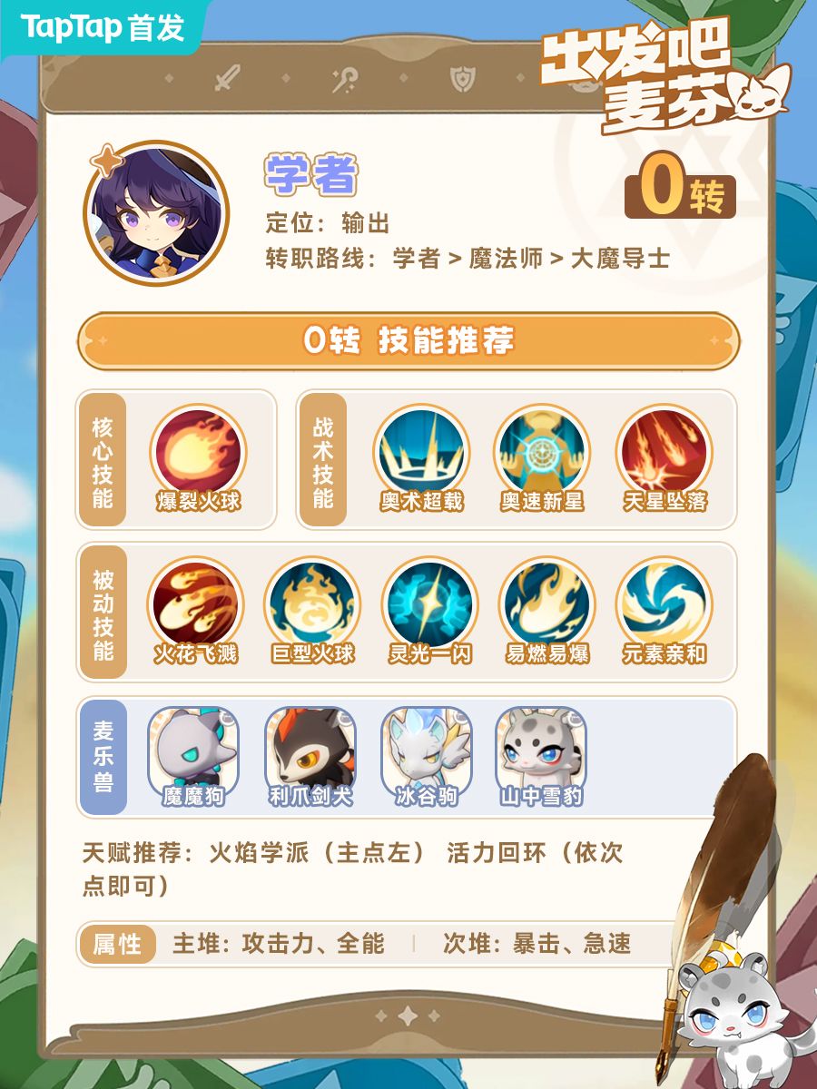 【出发吧麦芬】学者入坑指南 2