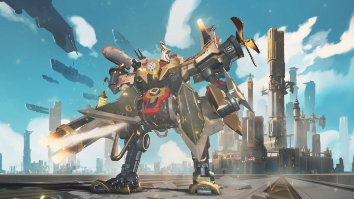 【皮肤cg】荒原之上的移动城池，辉煌帝国的钢铁要塞截图