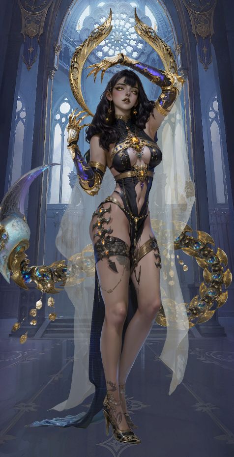 塞尔凯特新皮肤·夜宴毒花 4