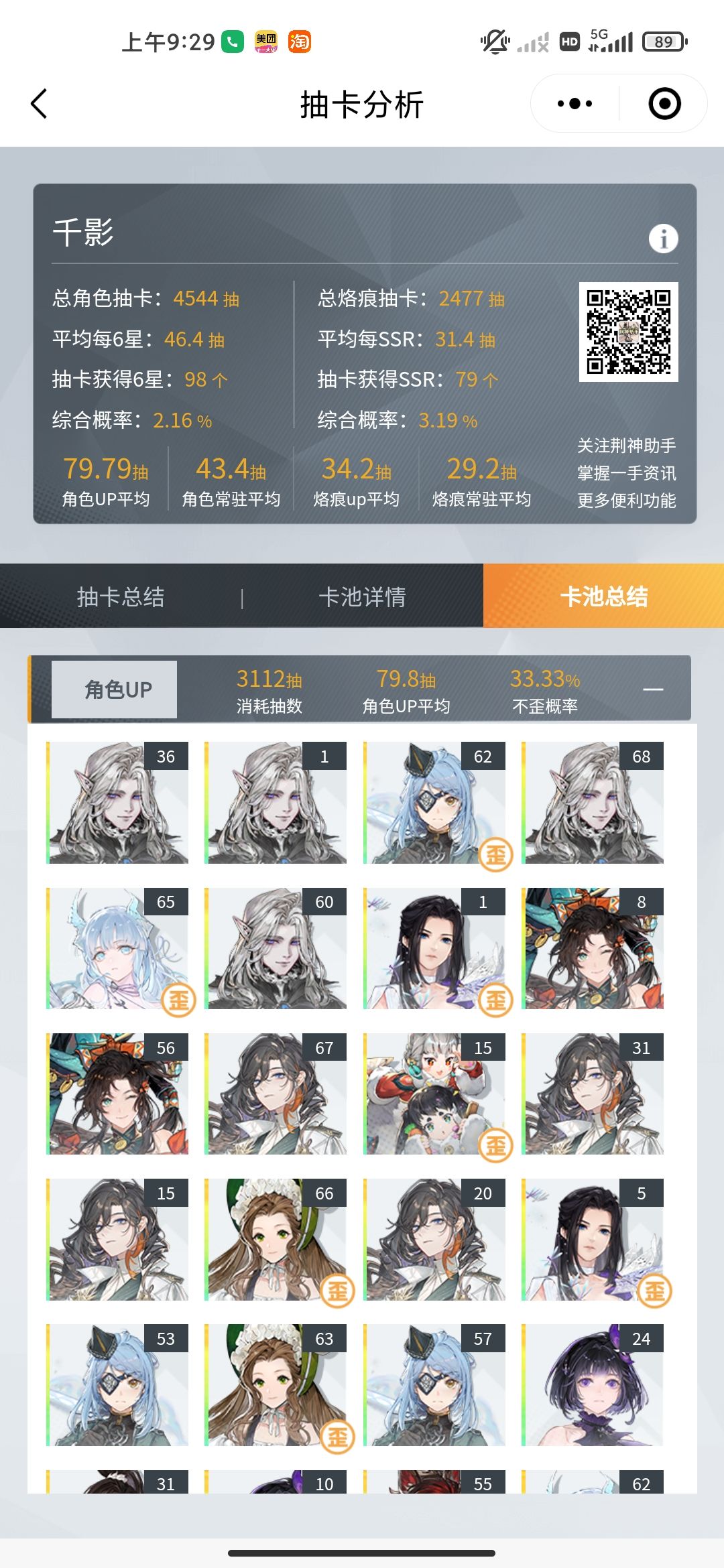 看见不少比我歪的还厉害的,心情好多了 1