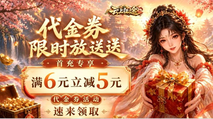 《云上征途》七夕代金券限时福利活动截图