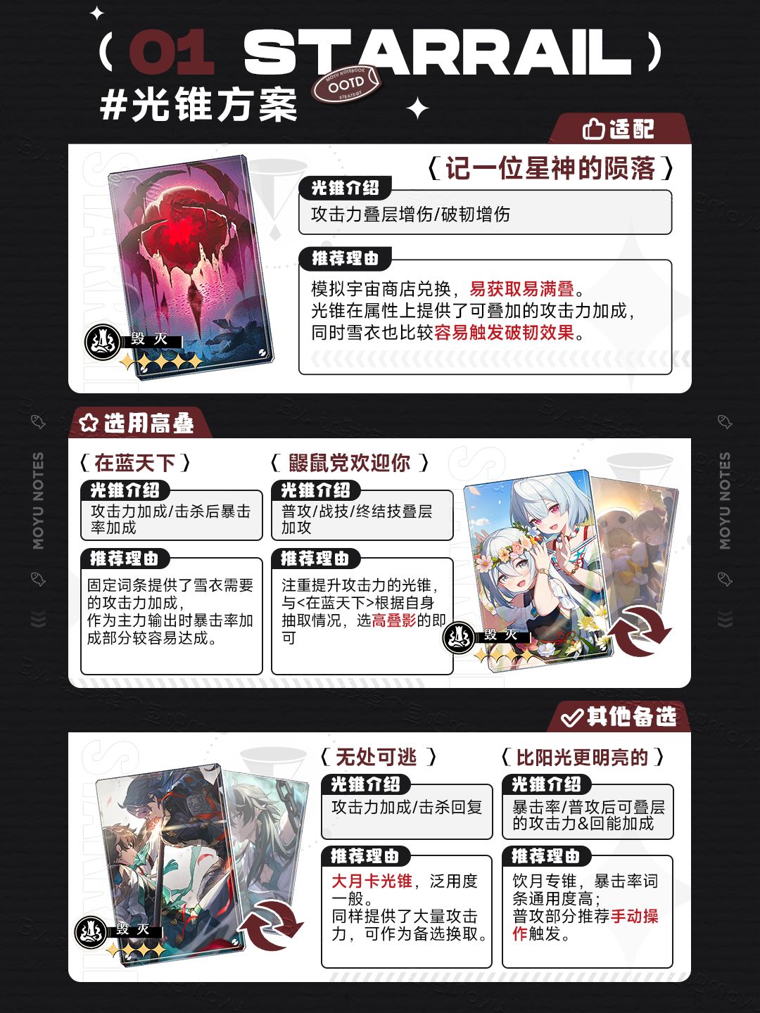 【V1.6攻略】『雪衣』全方位养成攻略丨一图看懂丨摸鱼笔记 3