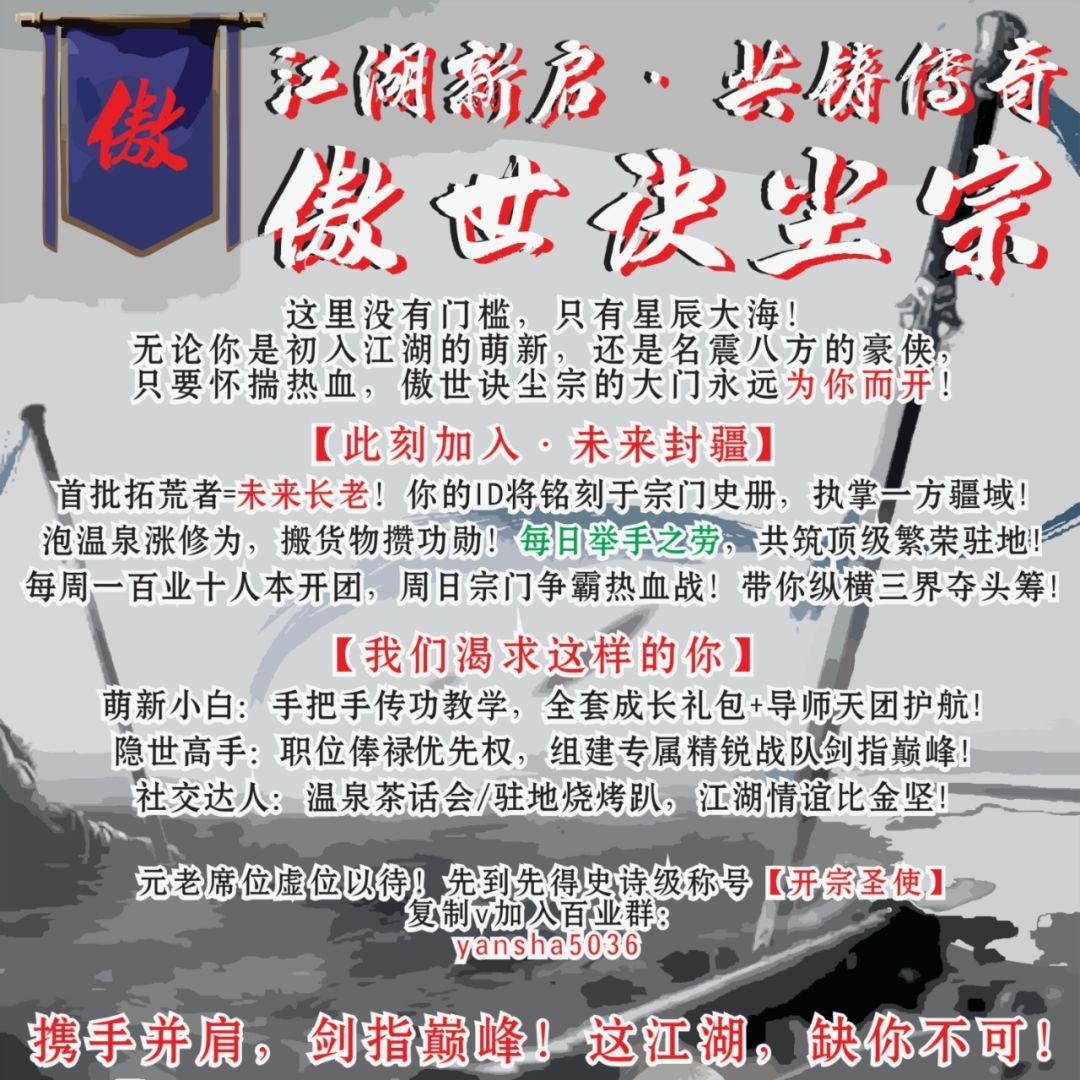 百业名:傲世诀尘宗 1