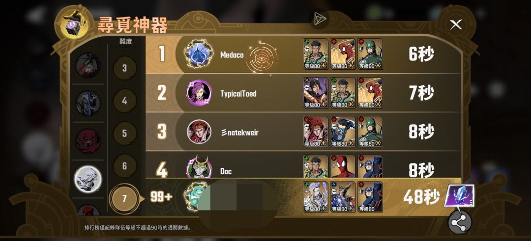 国际服 0氪打爆所有副本 3
