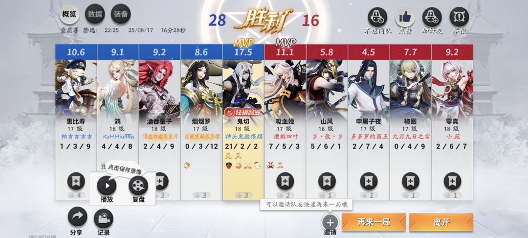 没错,我们鬼切玩家是这样的 1