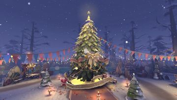 圣诞节日主题限时公共地图——“雪夜狂欢”的游戏内效果展示视频来啦～