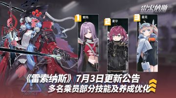 《雷索纳斯》7月3日更新公告