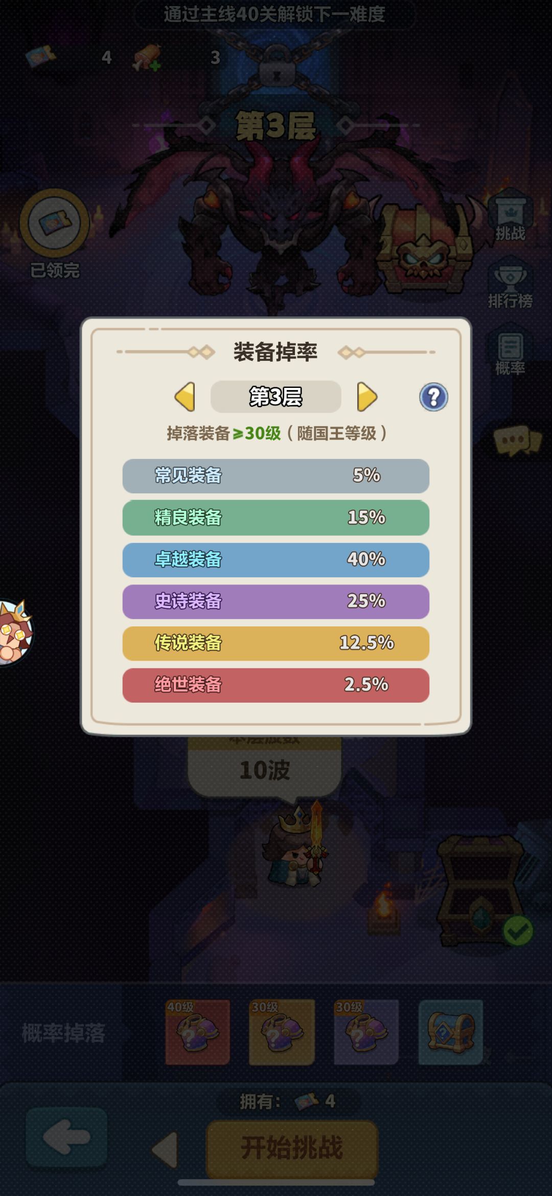 等级很关键,你的装备等级跟人物等级挂钩 1