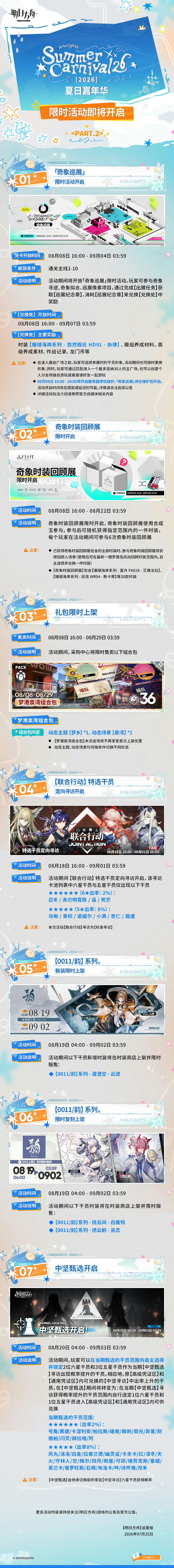 夏日嘉年华!零号公路SideStory限时开启 3