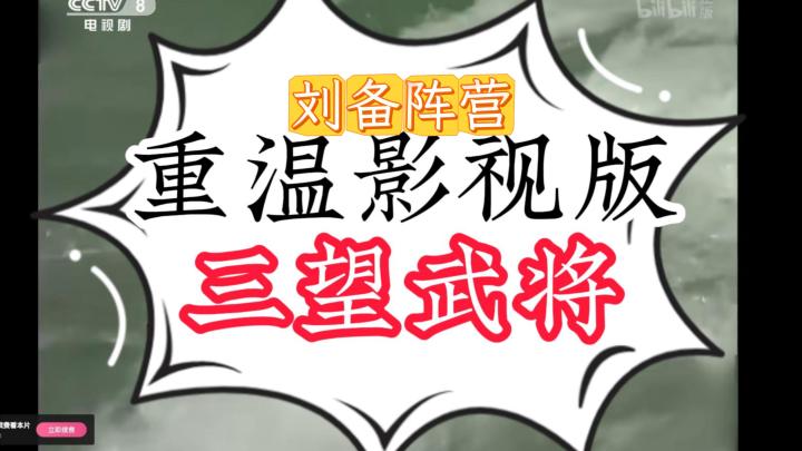 【三国望神州】重温央八影视版的三望武将(刘备阵营篇)截图