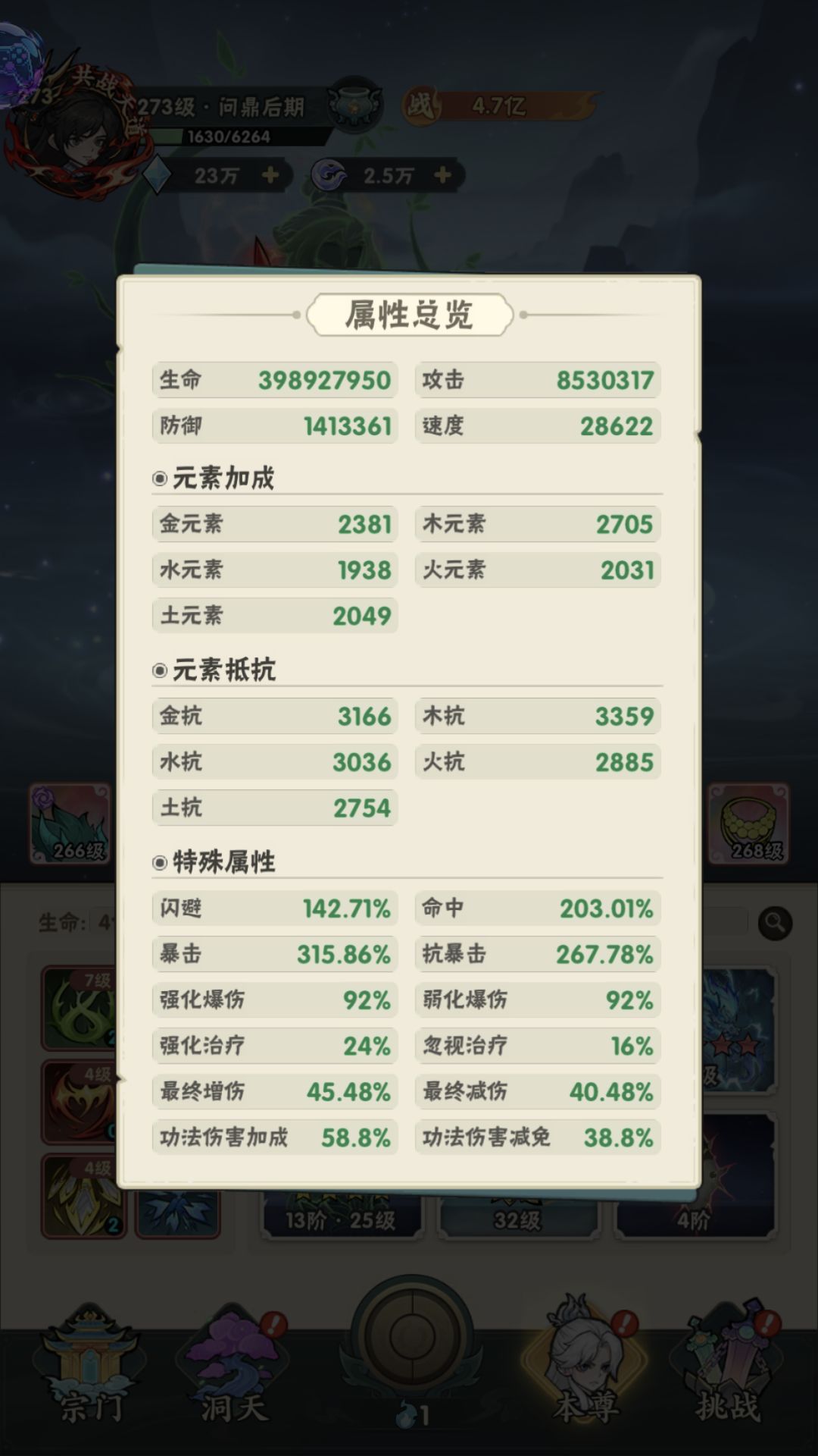 攻击提升140万🥵没闪避还是不行。 1