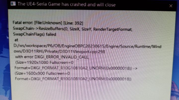pc端运行报错截图