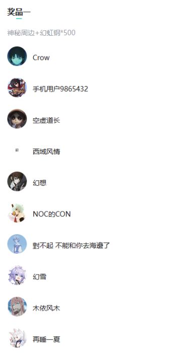 【已开奖】魔法少女的祈愿