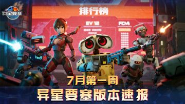 《异星要塞》7月第一周版本速报