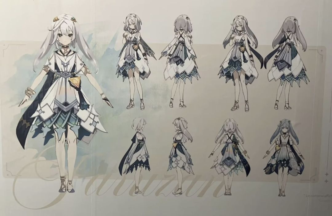 原神巴黎展角色原画一 3