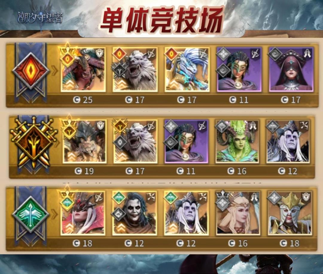单体竞技场三套高胜率阵容推荐截图