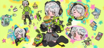 过塑手账丨汉堡，电影，爱