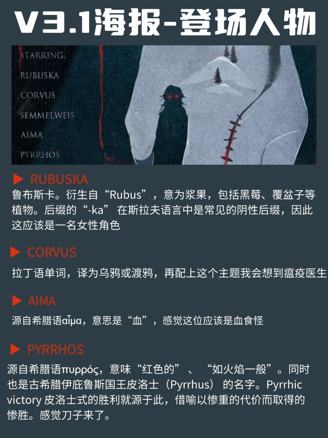 V3.1海报解析—悬疑破案还是战争伤痛？ 2