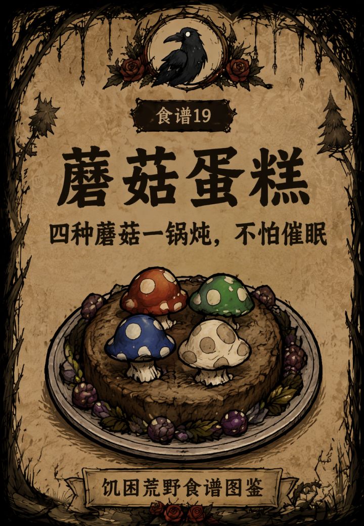 食谱19 · 蘑菇蛋糕截图
