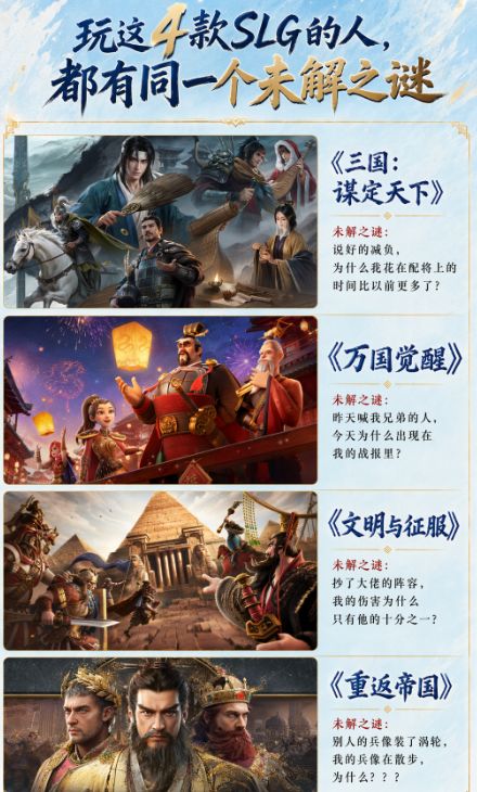 玩这4款SLG的人,都有同一个未解之谜截图